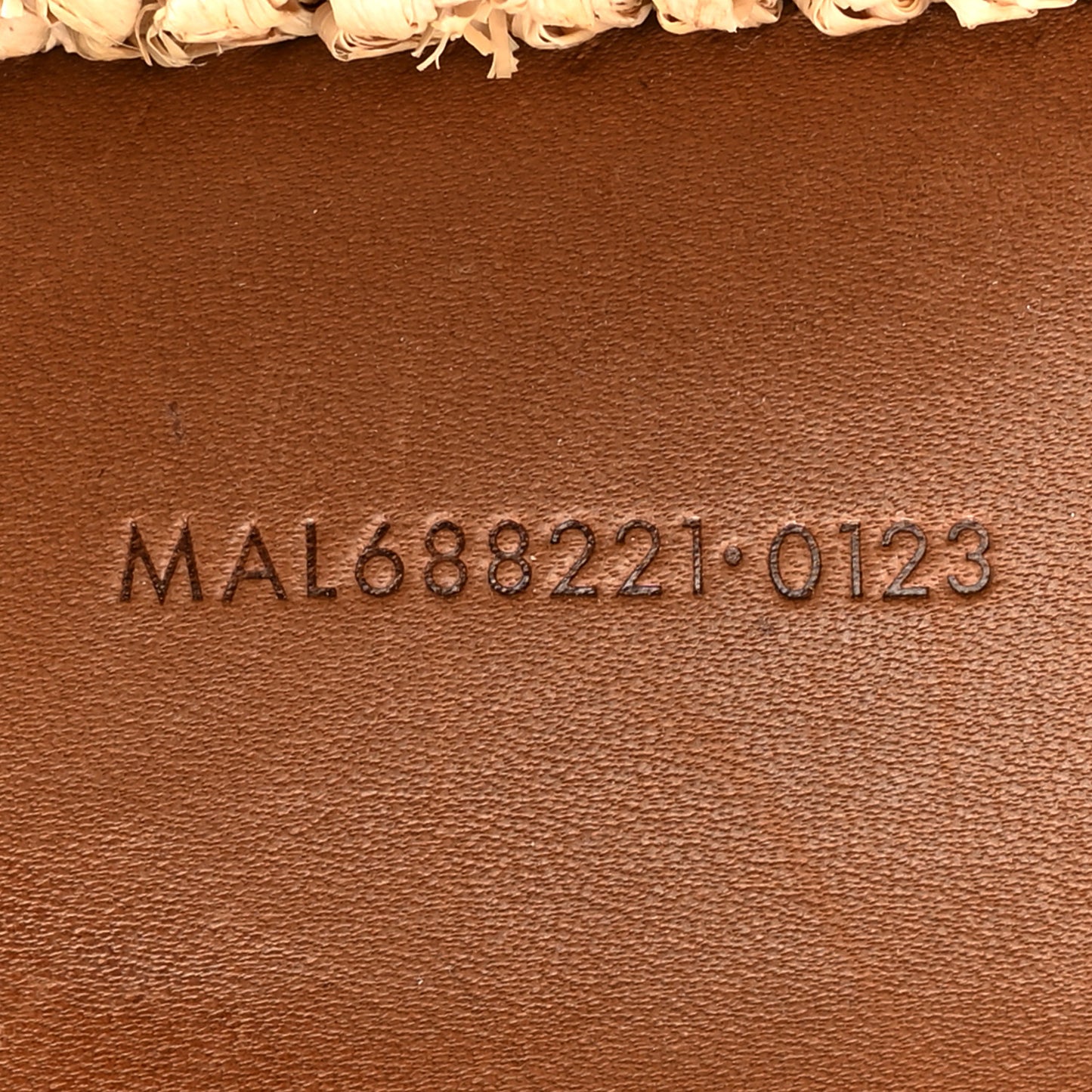 Raffia Calfskin Medium Panier Tote Naturel