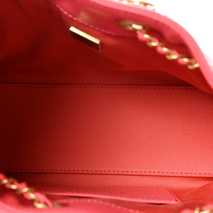 Chanel Caviar Quilted Mini Chanel 25 Handbag Coral 5 of 11