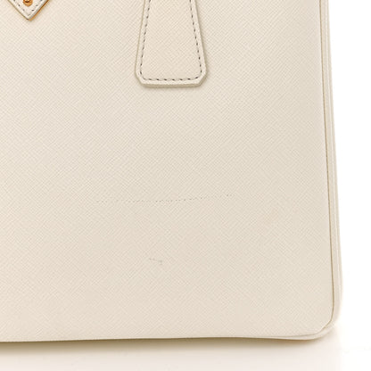 Prada Saffiano Lux Small Galleria Double Zip Tote White 12 of 13