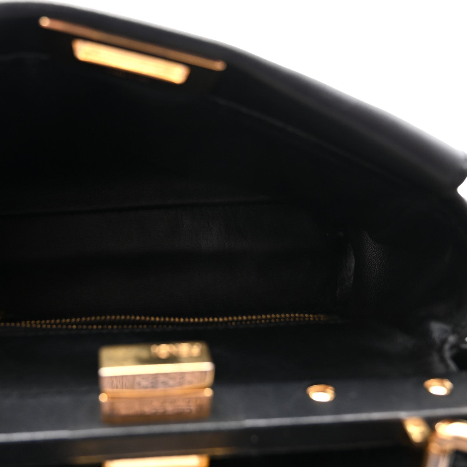 FENDIバッグ Fendi Nappa Mini Peekaboo Iconic Satchel Black 1889961 – FASHIONPHILE