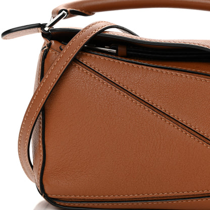 Loewe Calfskin Mini Puzzle Bag Tan 8 of 16