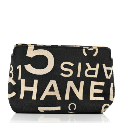 Chanel Canvas 31 Rue Cambon Pouch Black 3 of 7