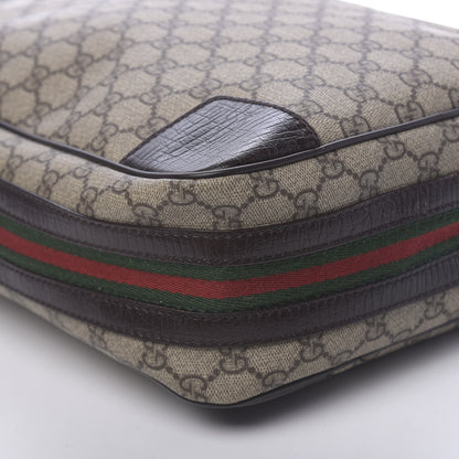Gucci GG Supreme Monogram Web Messenger Brown 9 of 10
