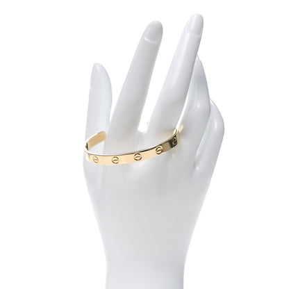 Cartier 18K Yellow Gold LOVE Cuff Bracelet 16 2 of 4