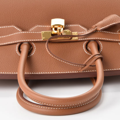 Hermes Togo Birkin 35 Gold 23 of 36