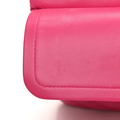 Chanel Lambskin Quilted Medium Double Flap Pink 13 of 19