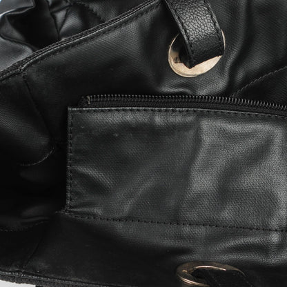 Chanel Coated Canvas Large Paris Biarritz Tote Black 12 of 12