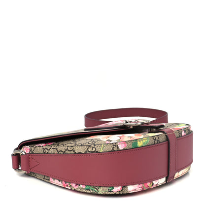 Gucci GG Supreme Monogram Blooms Small Messenger Shoulder Bag Beige Multicolor Dry Rose 4 of 11