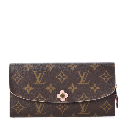 Louis Vuitton Monogram Bloom Flower Emilie Wallet 1 of 7