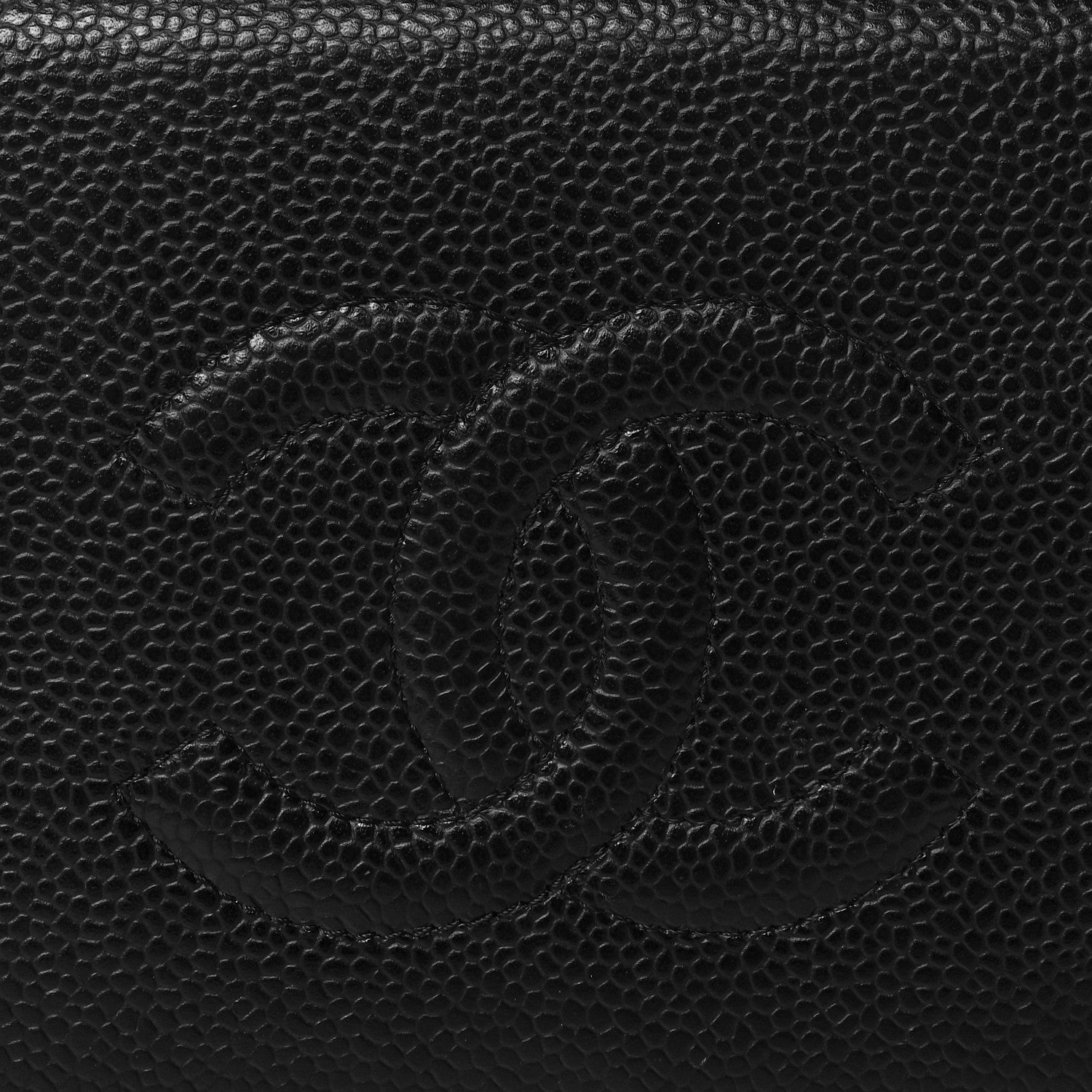 Chanel Caviar Timeless CC Yen Wallet Black 9 of 11