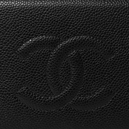 Chanel Caviar Timeless CC Yen Wallet Black 9 of 11