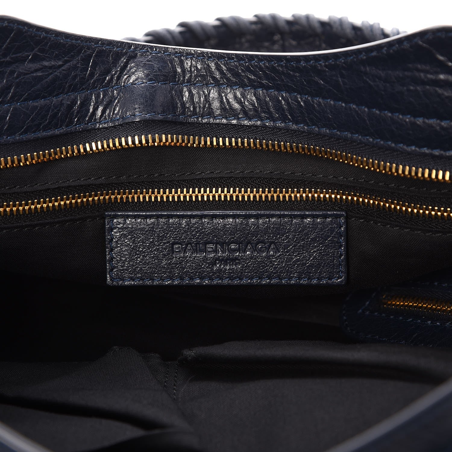 Balenciaga Agneau Giant 12 Gold Hardware City Bleu Obscur 6 of 7