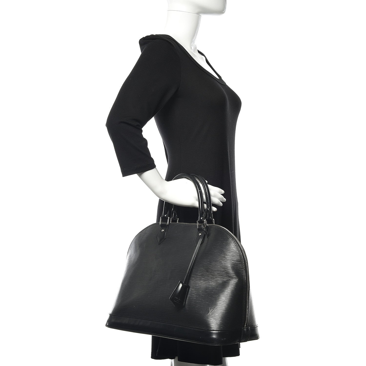 Louis Vuitton Epi Alma GM Black 2 of 16