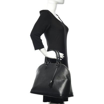 Louis Vuitton Epi Alma GM Black 2 of 16