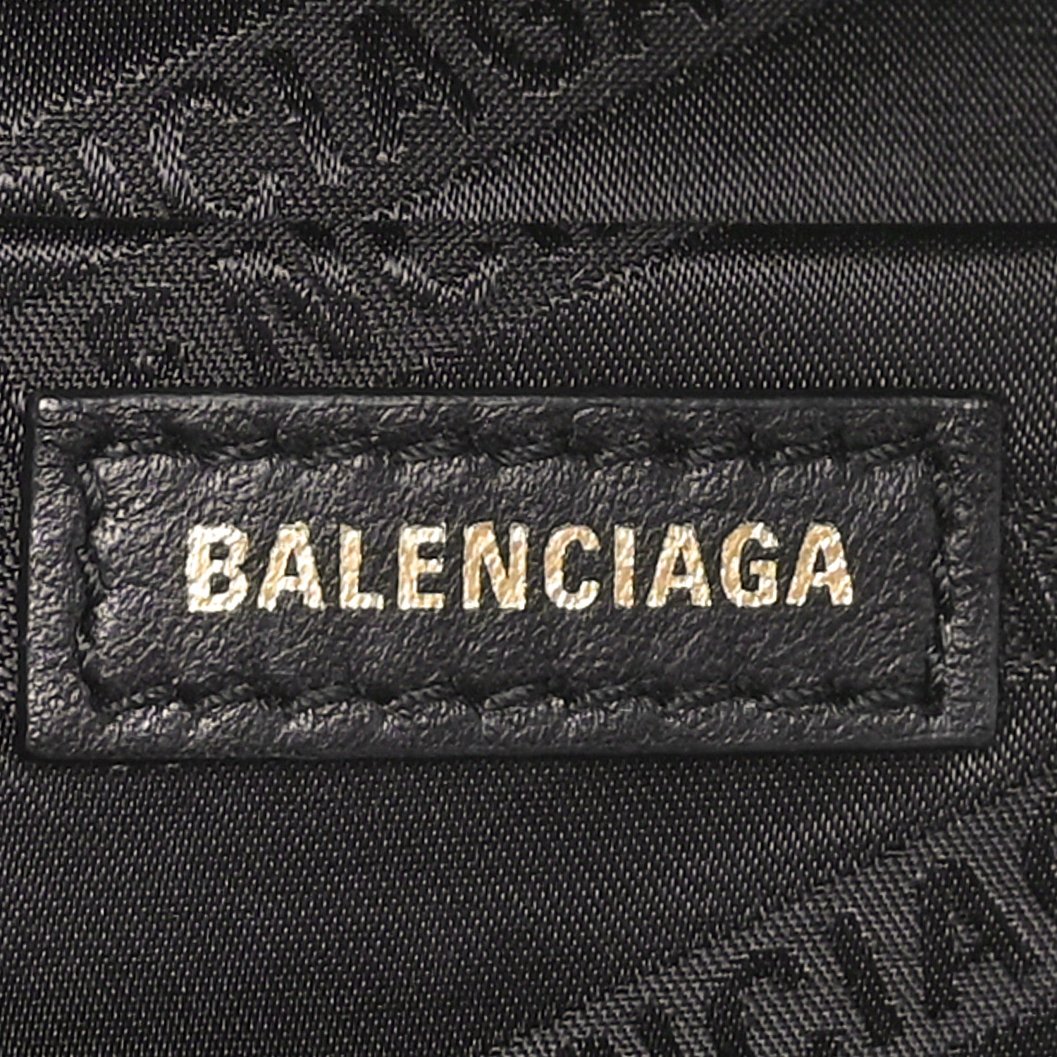 Balenciaga Shiny Goatskin Allover Logo Embossed XXS Souvenir Belt Bag White 6 of 10