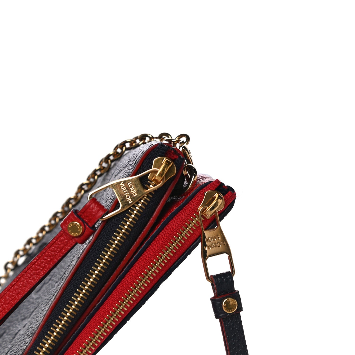 Louis Vuitton Empreinte Double Zip Pochette Marine Rouge 11 of 16