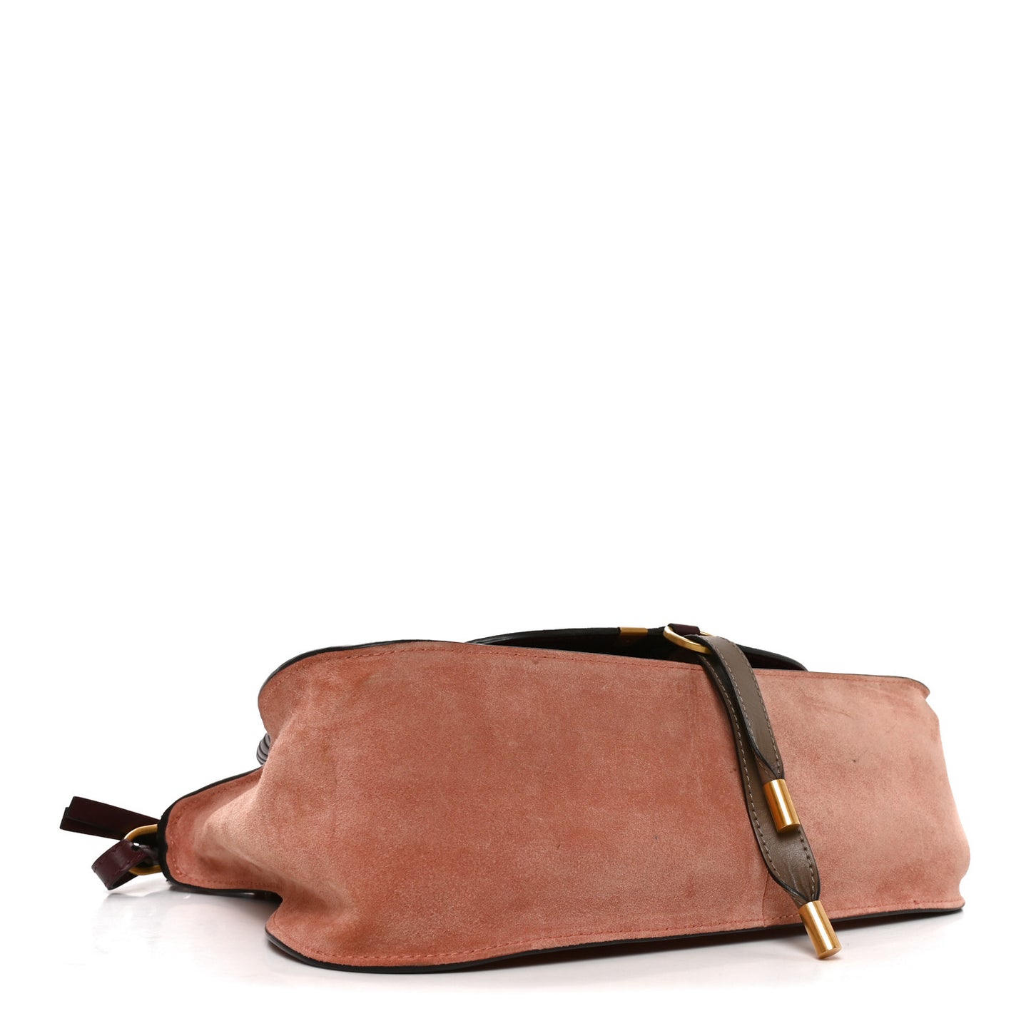 Suede Calfskin Braided Medium Marcie Double Carry Canyon Rose