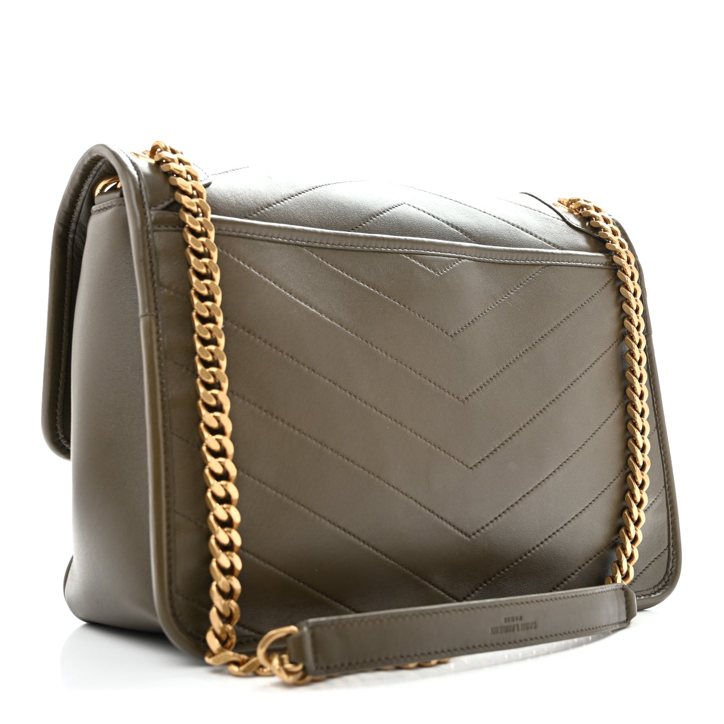 Lambskin Matelasse Monogram Medium Niki Chain Satchel Seawood