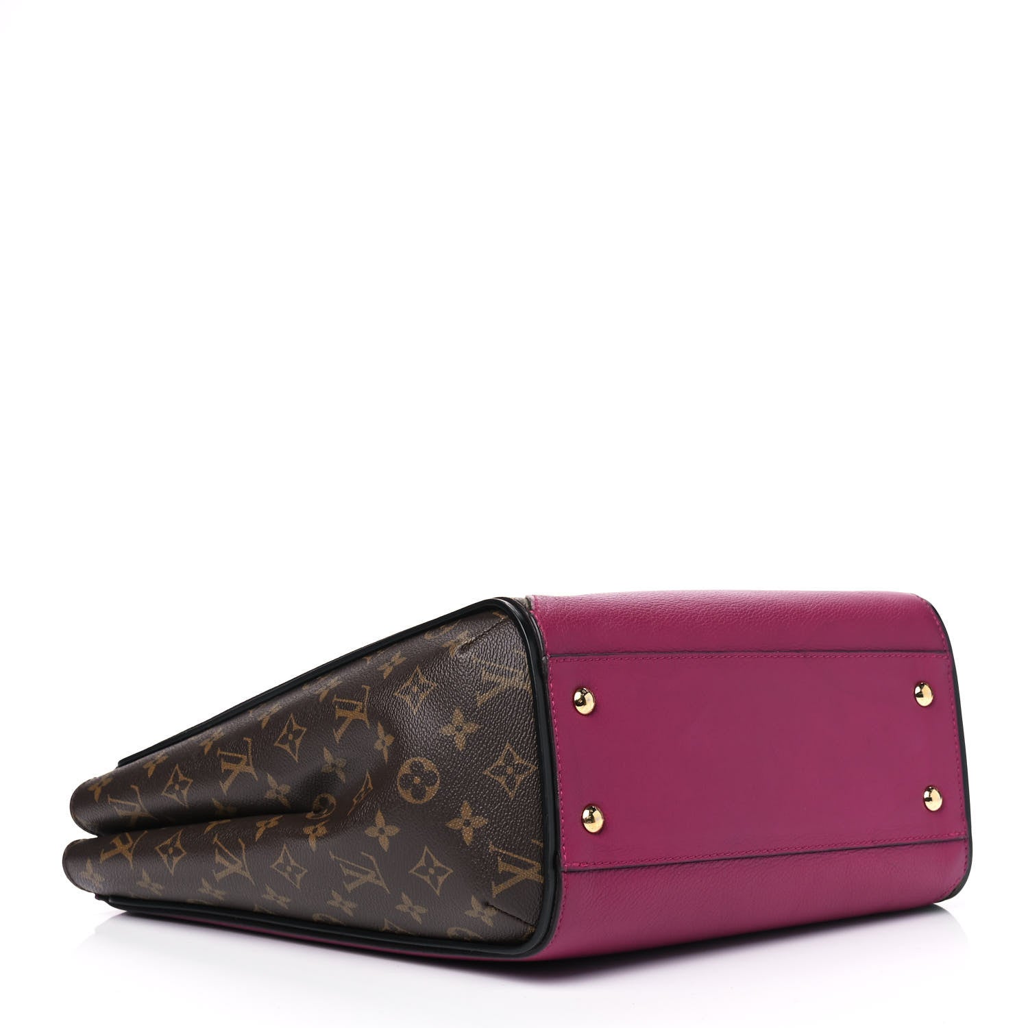Louis Vuitton Calfskin Monogram Kimono Tote Grape 3 of 7