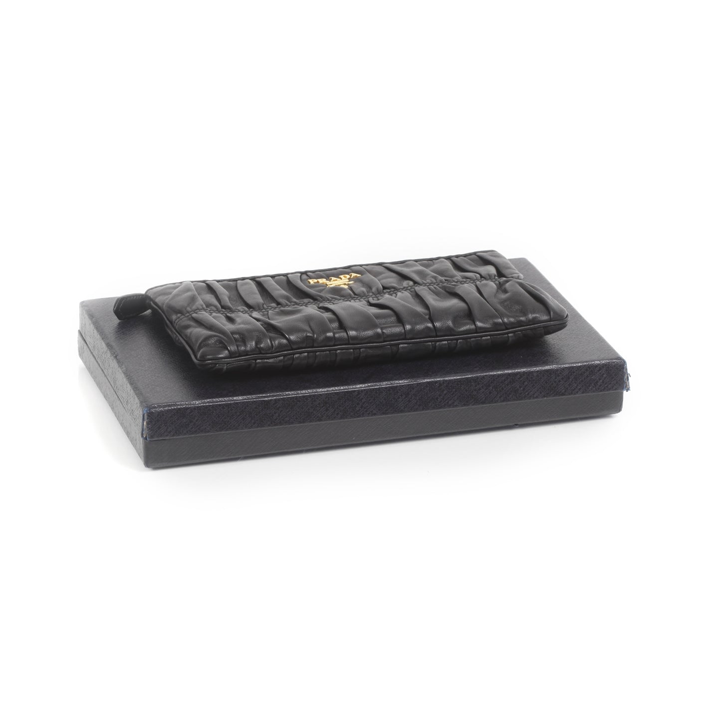 Nappa Gaufre Pouch Nero Black