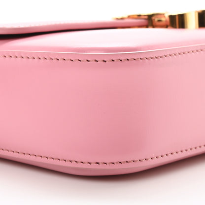 Celine Natural Calfskin Triomphe Shoulder Bag Rose 10 of 11