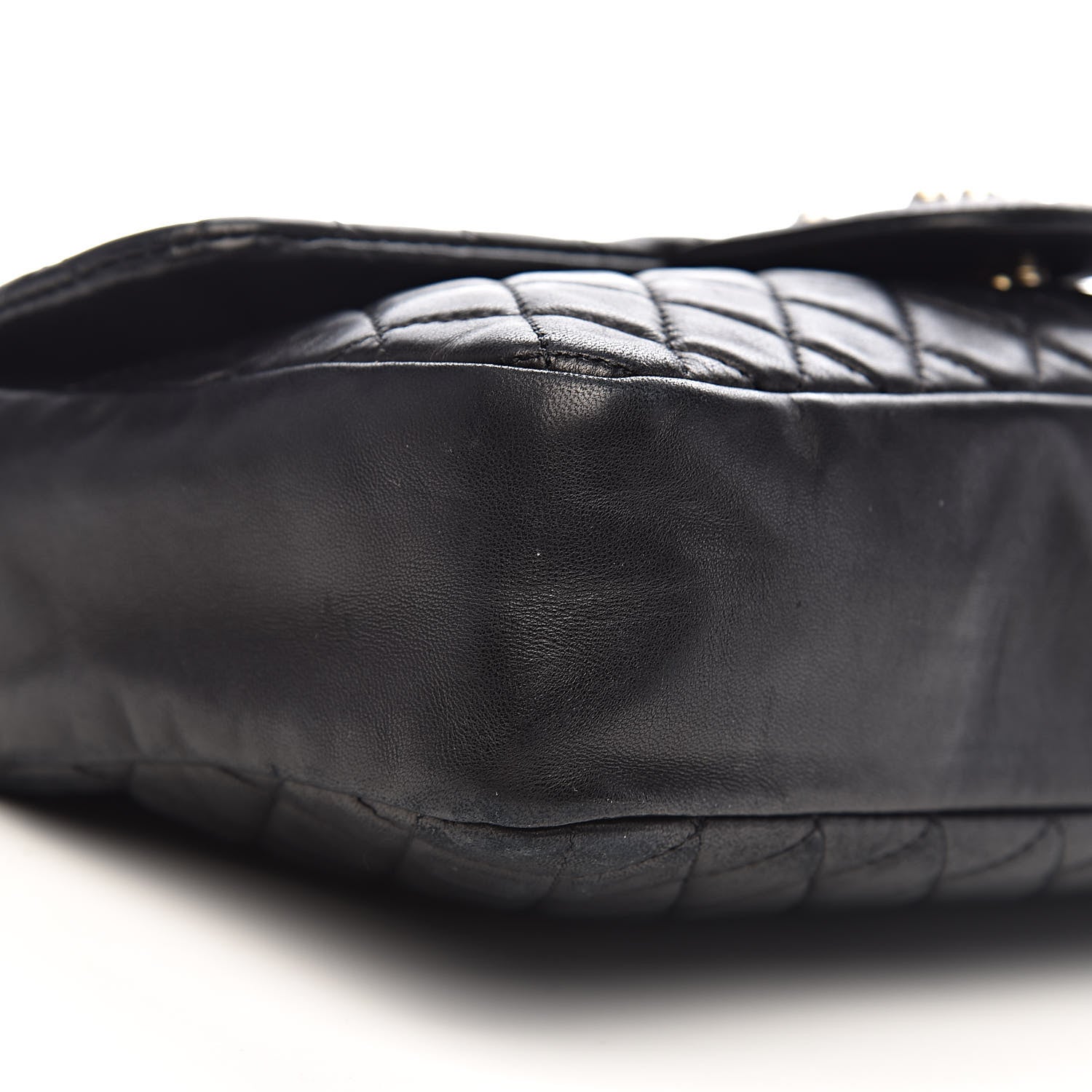Chanel Lambskin Quilted Medium Westminster Pearl Flap Black 9 of 12