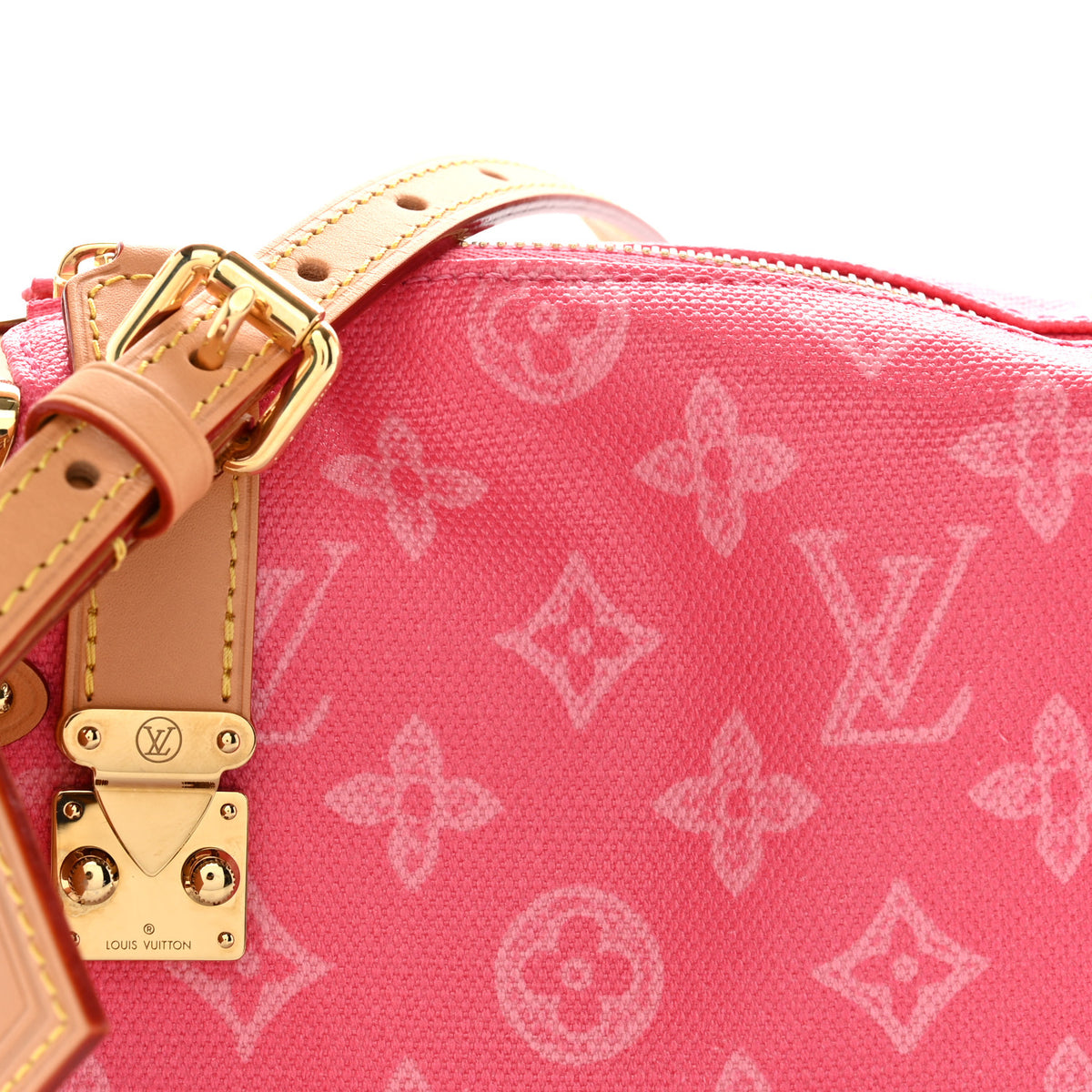 Louis Vuitton Canvas Monogram Side Trunk PM Rose Ruban 7 of 10