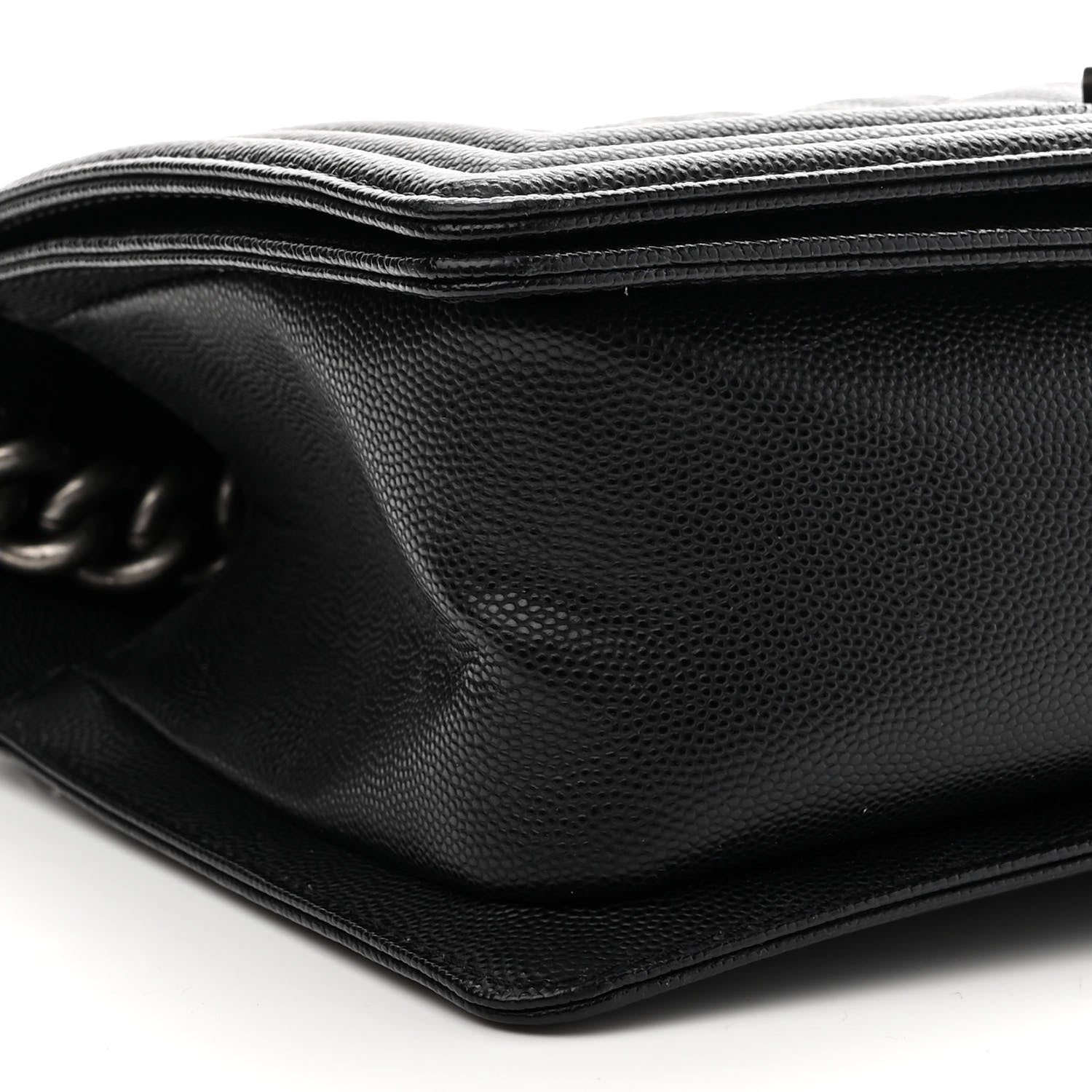 Chanel Caviar Quilted Medium Boy Flap Black 9 of 11