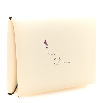 Hermes Swift Aviatrice Printed Calvi Card Case Nata 3 of 7