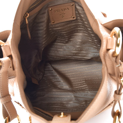Prada Vitello Daino Side Pocket Tote Naturale 5 of 8
