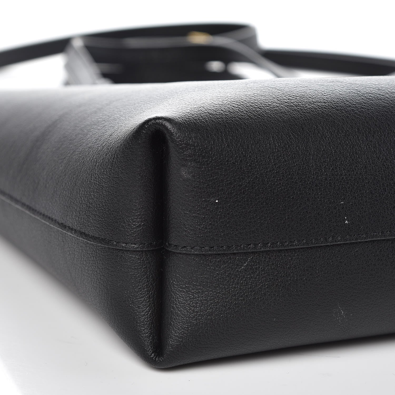 Saint Laurent Calfskin Toy Shopping Tote Black 7 of 8