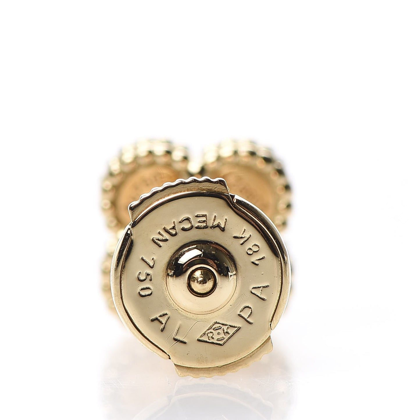 18K Yellow Gold Mother of Pearl Sweet Alhambra Earrings