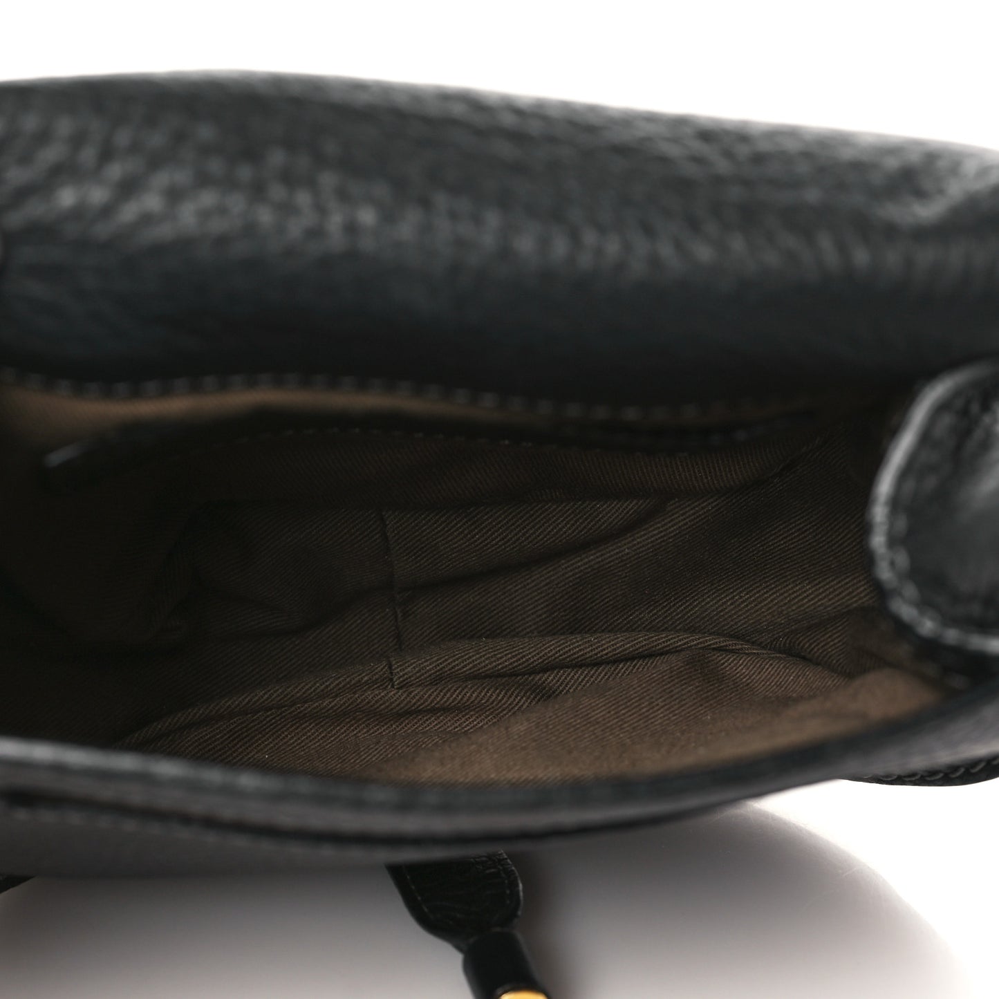 Calfskin Mini Marcie Round Crossbody Bag Black
