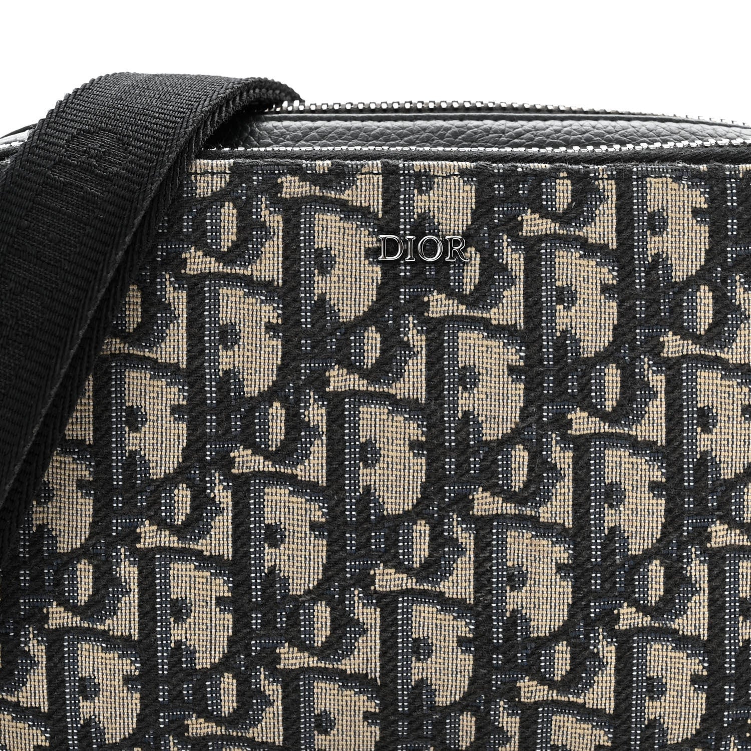 Christian Dior Oblique Pouch Navy Blue 8 of 10