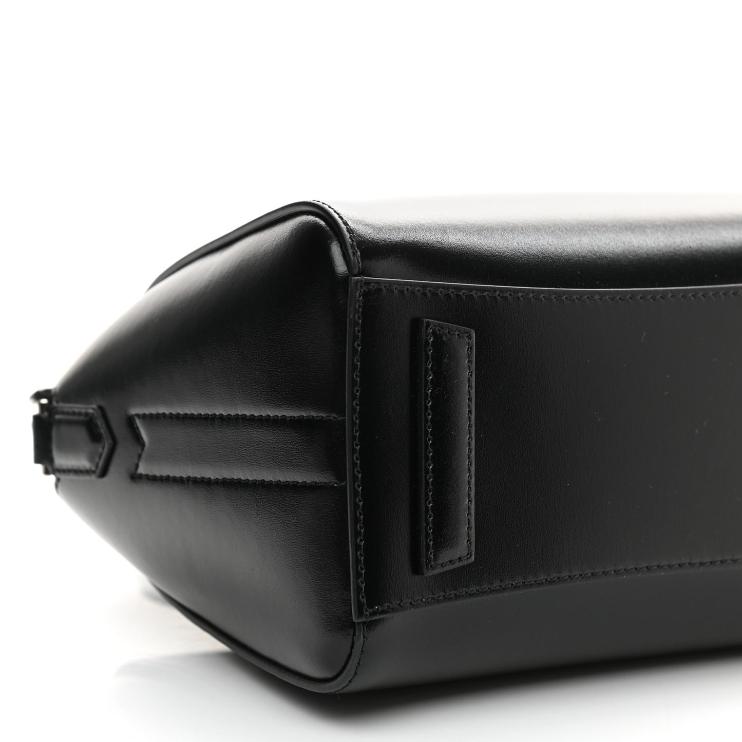 Shiny Lord Calfskin Mini Antigona Black