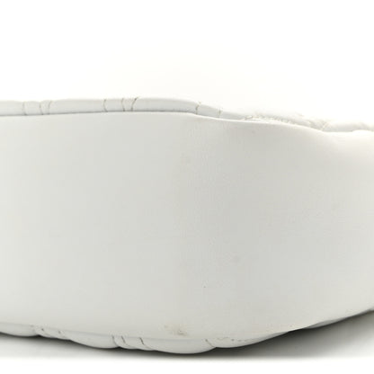 Versace Nappa Quilted Virtus Shoulder Bag White 9 of 10