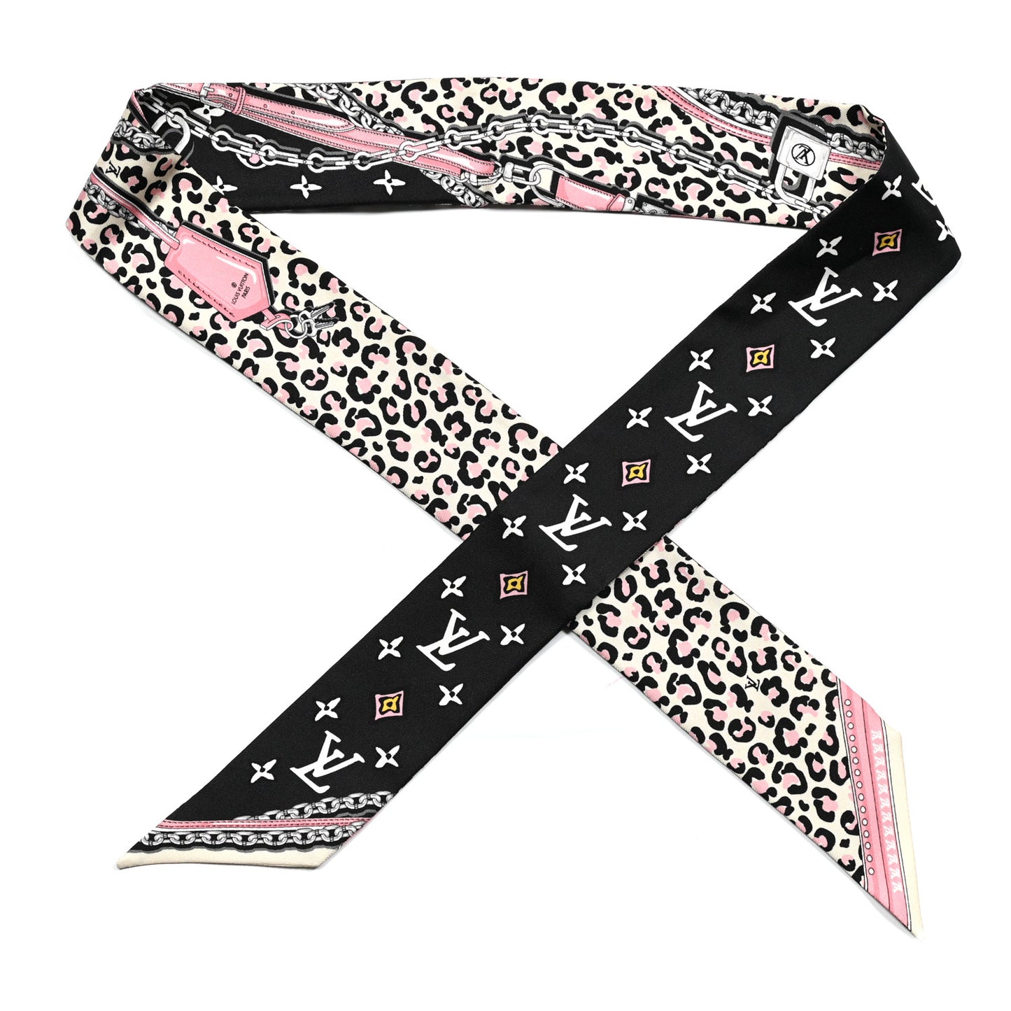 Silk Monogram Wild At Heart BB Bandeau Black