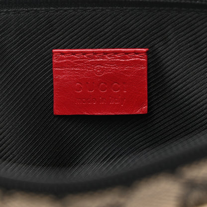 Gucci Monogram Boat Pochette Black Red 6 of 7