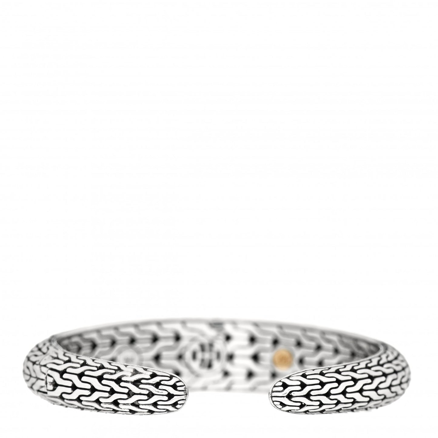 Sterling Silver 22K Yellow Gold Palu Cuff Bracelet