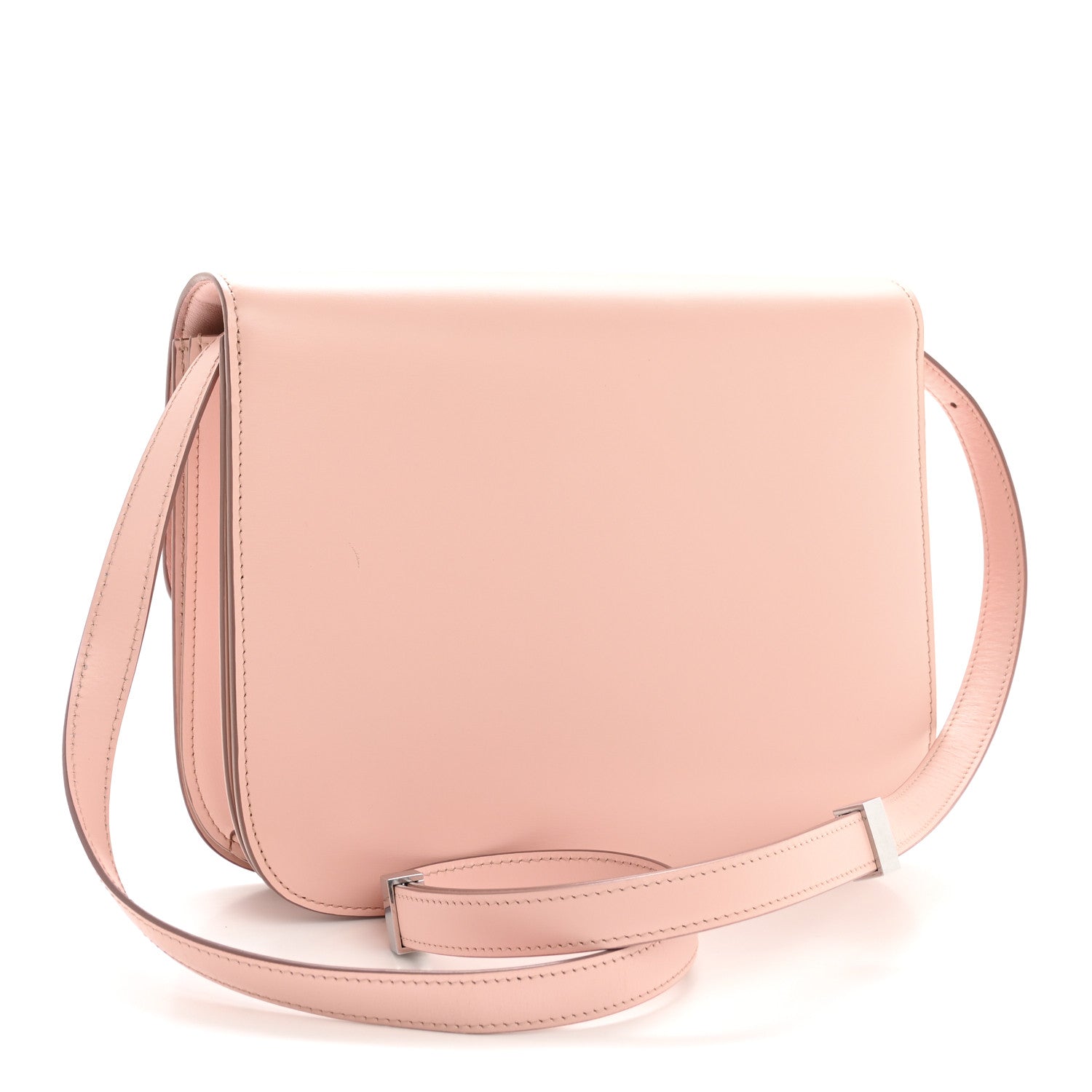 Celine Smooth Calfskin Medium Classic Box Flap Bag Pink 1809926