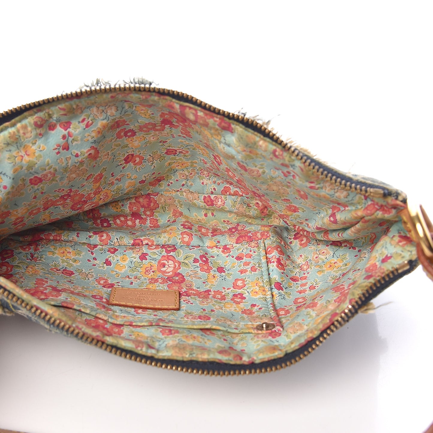 Denim Patchwork Pouchy Blue