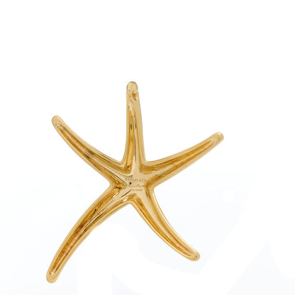 Tiffany 18K Yellow Gold Large Elsa Peretti Starfish Pendant 3 of 4