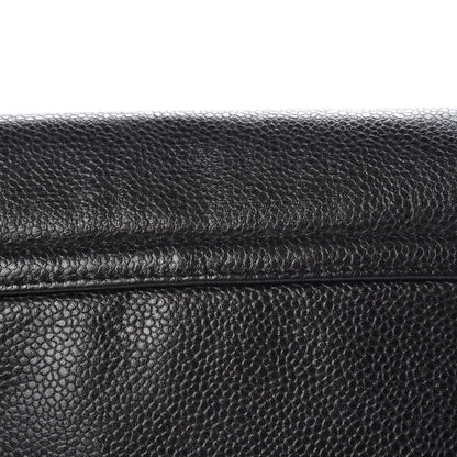 Chanel Caviar Half Moon Wallet On Chain WOC Black 13 of 14