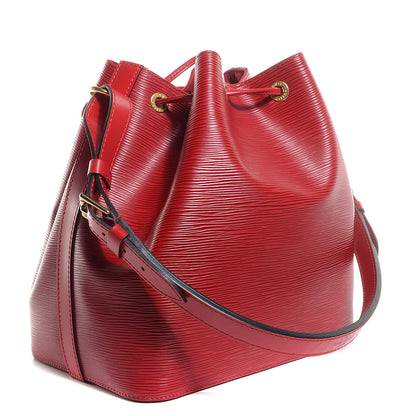 Louis Vuitton Epi Petit Noe Rouge 3 of 7