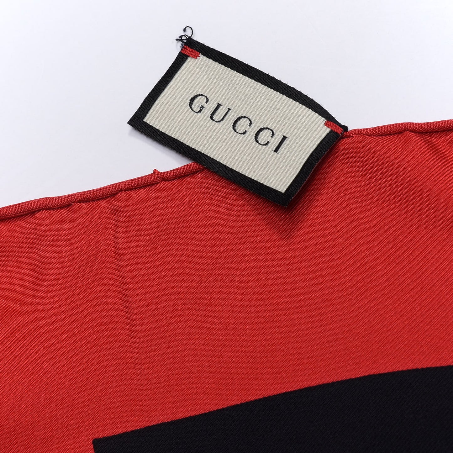 Silk Coco Capitan Logo Scarf Black