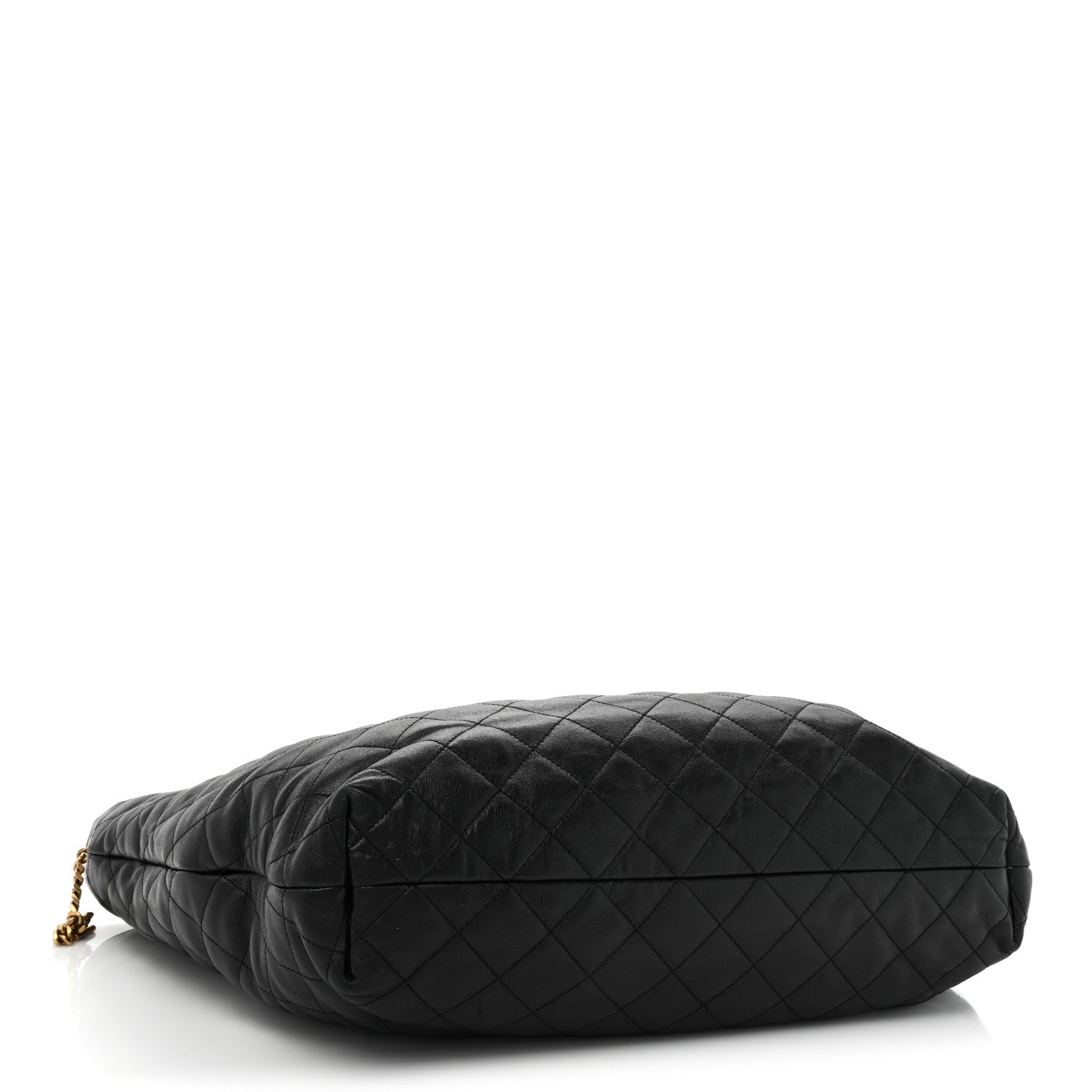 Saint Laurent Lambskin Quilted Maxi Icare Shopping Tote Black 4 of 18