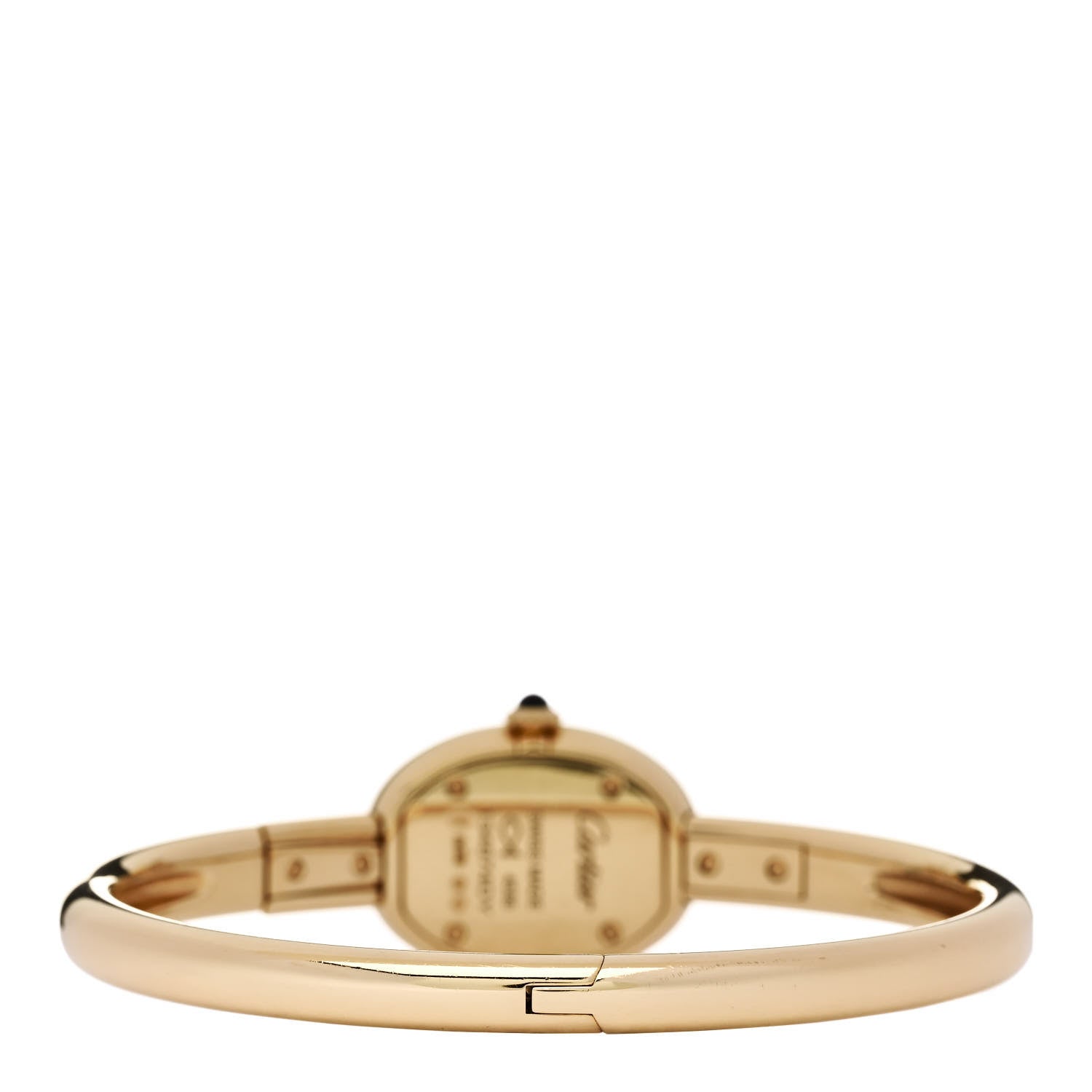 Cartier 18K Yellow Gold 19mm Baignoire Quartz Watch 3 of 5