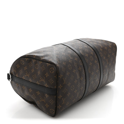 Louis Vuitton Monogram Macassar Keepall Bandouliere 45 3 of 14