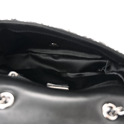 Chanel Sequin Lambskin Mini Flap Silver Black 5 of 10