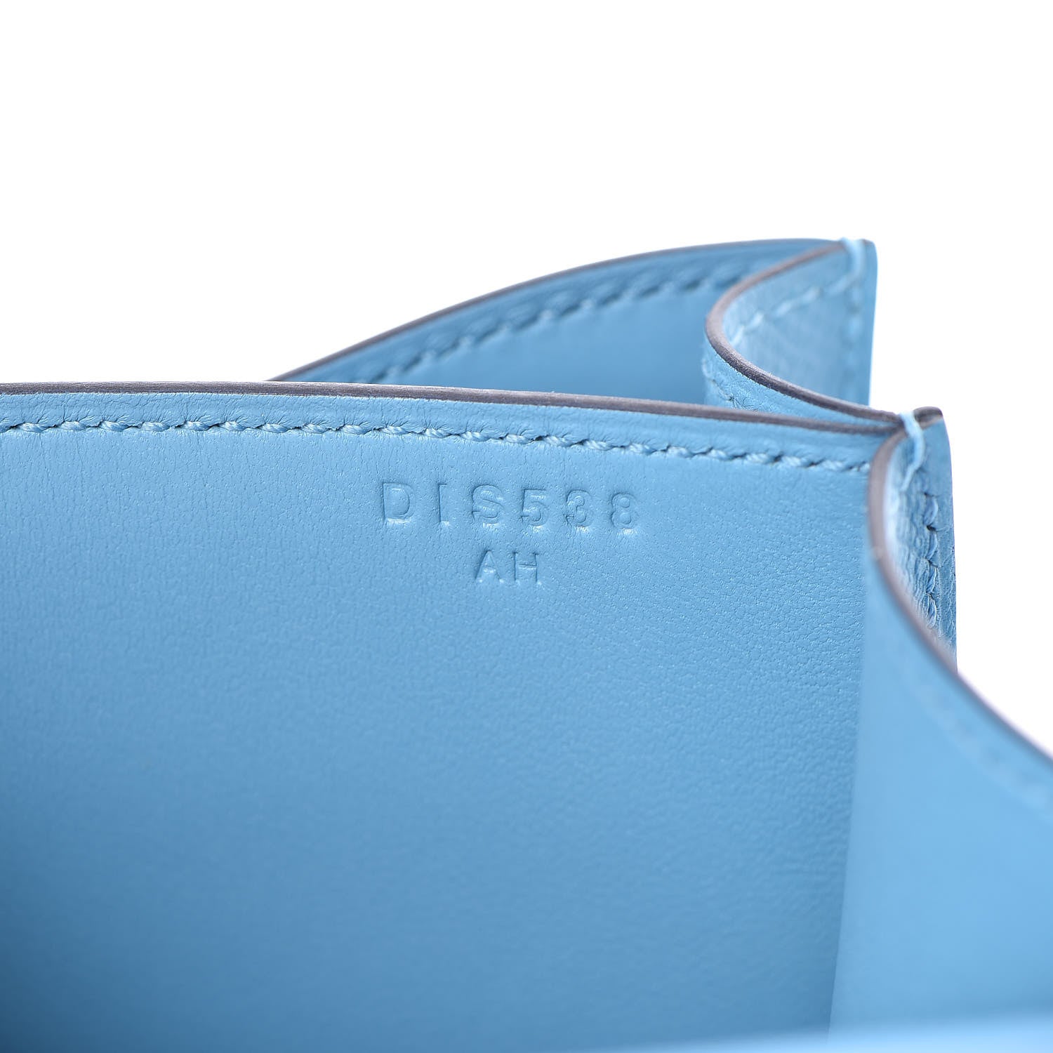 Hermes Epsom Constance 18 Bleu Du Nord Rouge De Coeur 7 of 22